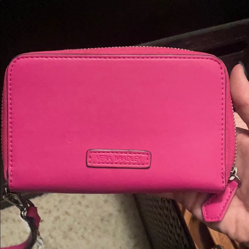 Vera Bradley Leather Wristlet